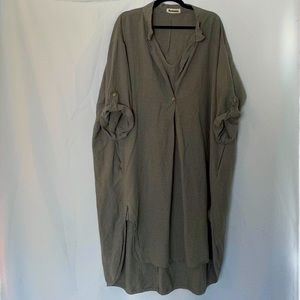 Mordenmiss Oversized Dress top Boho free flow